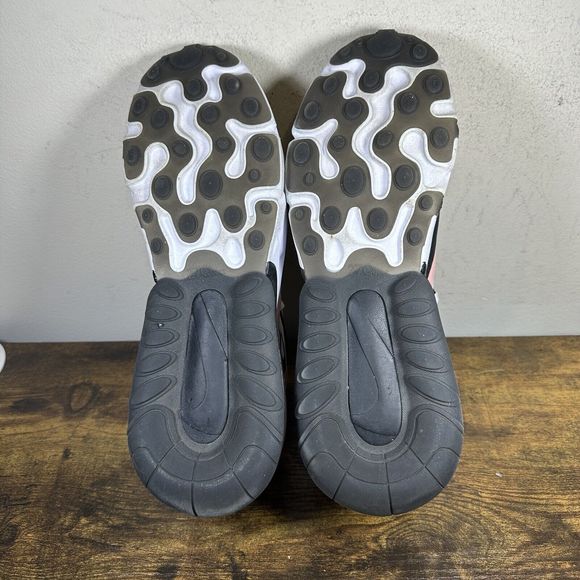 Nike Air Max 270 React White Pink Shoes Sneakers Women's Size 10 - Picture 7 of 8